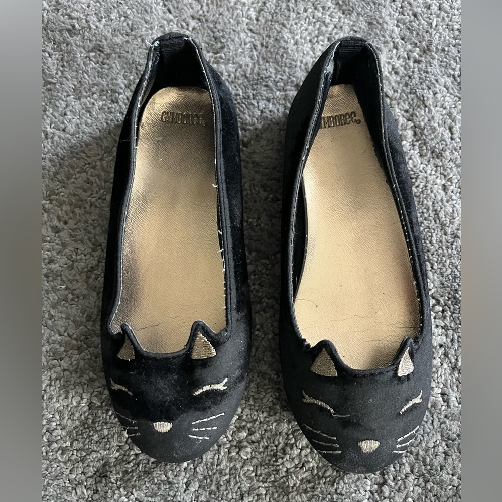 Gymboree black cat flats